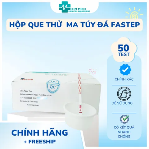 Que thử ma tuý đá Methaphetamin Fastep (50 test/1 hộp)